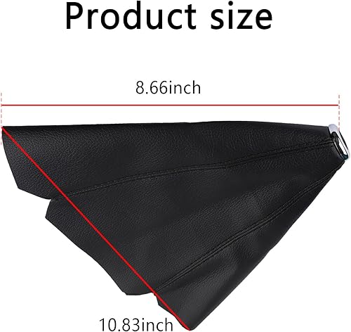 Miniatura 2 de Funda de palanca de cambios de cuero de fibra de carbono para prevención y protección contra el polvo, accesorios universales para el interior del