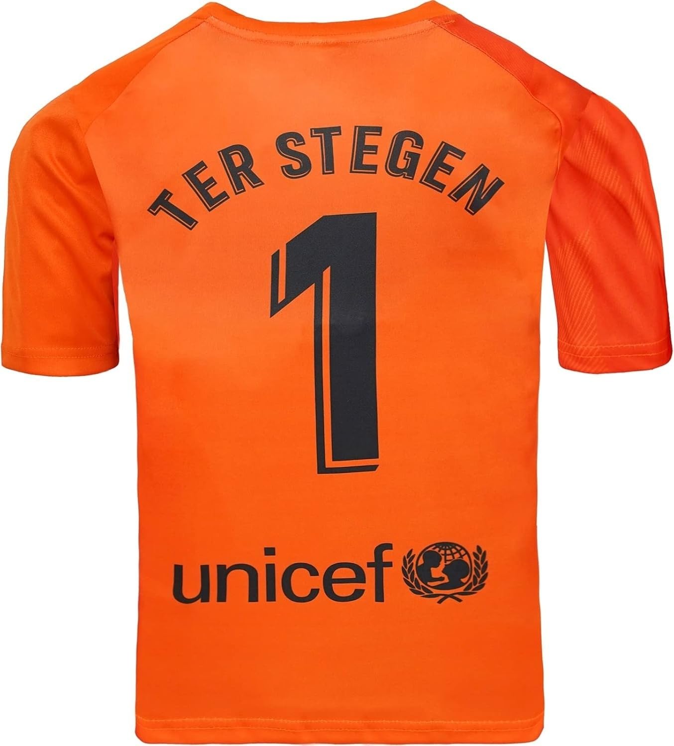 Barcelona TER Stegen - Maglietta da portiere per bambini, da calcio, #1, nuova stagione, pantaloncini
