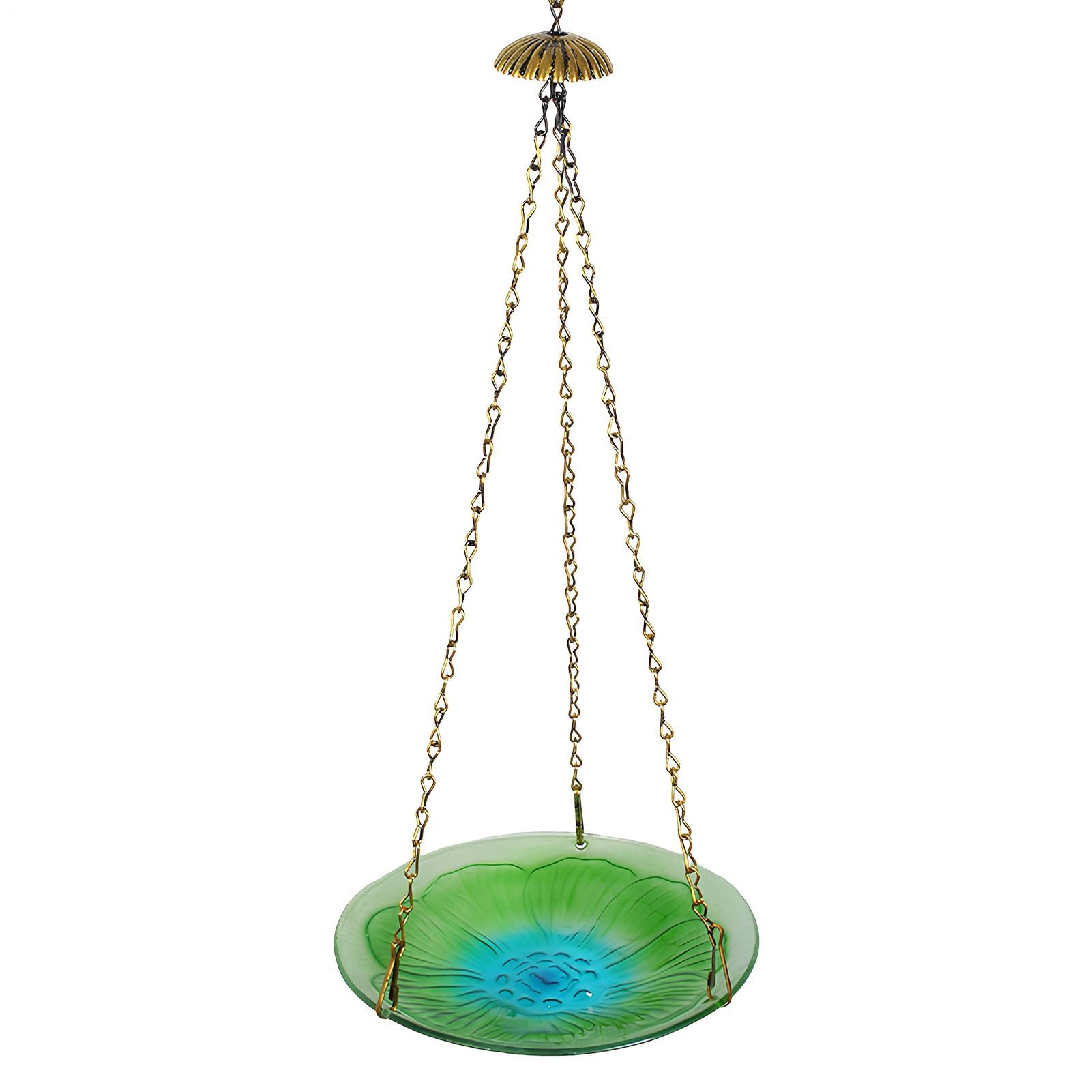Muiltvoe Hummingbird Feeders for Outdoors, Floral Pattern Dish Bird Feeding Station for Garden, Patio, Backyard, Porch, Balcony, Park, Tree
