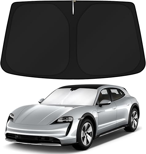 Miniatura 110 de KUST Parasol para parabrisas para BMW X5 2014 2015 2016 2017 2018, accesorios de ajuste personalizado, protector de visera solar plegable, bloquea