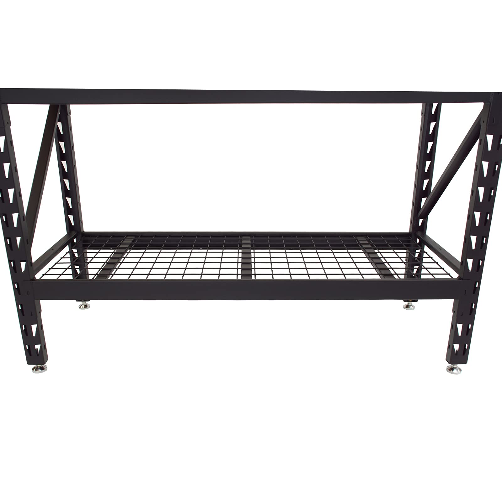 TRUTZHOLM Professionelle Werkbank bis 500 kg belastbar Werktisch Arbeitstisch Massive Arbeitsplatte Stecksystem Werkbank 153x62x99 cm höhenverstellbar | Montagewerkbank Werkstatttisch Werkstatt