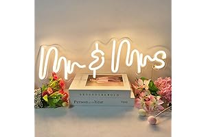 Mr & Mrs Neon Sign for Wedding - Enchanting Ambiance for a Romantic Celebration