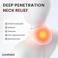 Vista 2 de Almohadilla térmica de cuello USB para dolor de cuello, envolturas de cuello calentadas, compresa caliente caliente, almohadilla térmica eléctrica