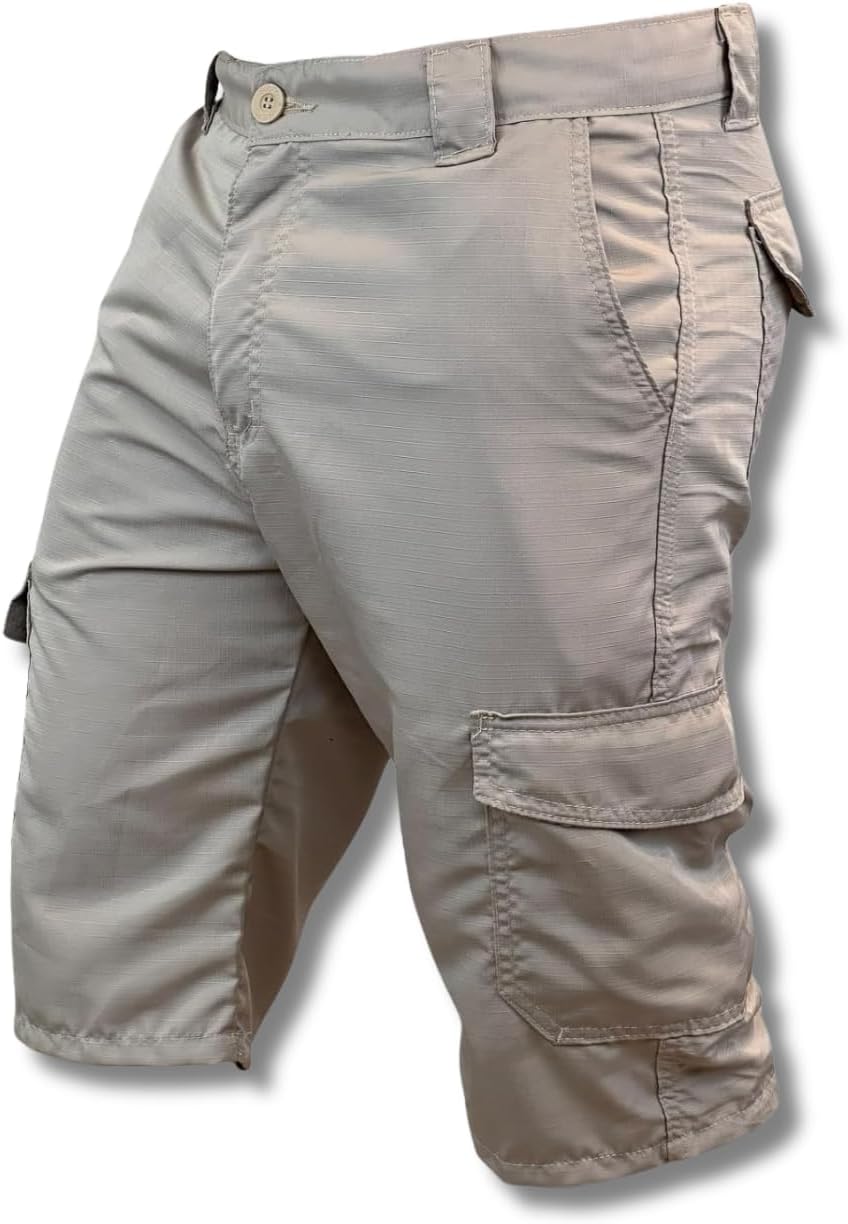 Bermuda Tática Safo Militar, Poly RipStop, UV50+, 6 Bolsos, Secagem Rápida, para Trekking e Atividades Outdoor