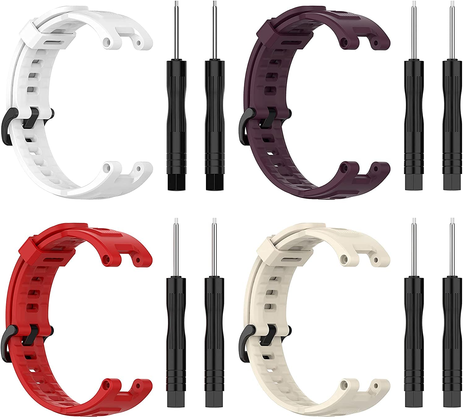 Cinturino in silicone traspirante per Huami Amazf T-Rex 3/2 Smart Watch Band Bracciale sportivo Cinture per Amazf T Rex Trex 2 Pro Correa  1511