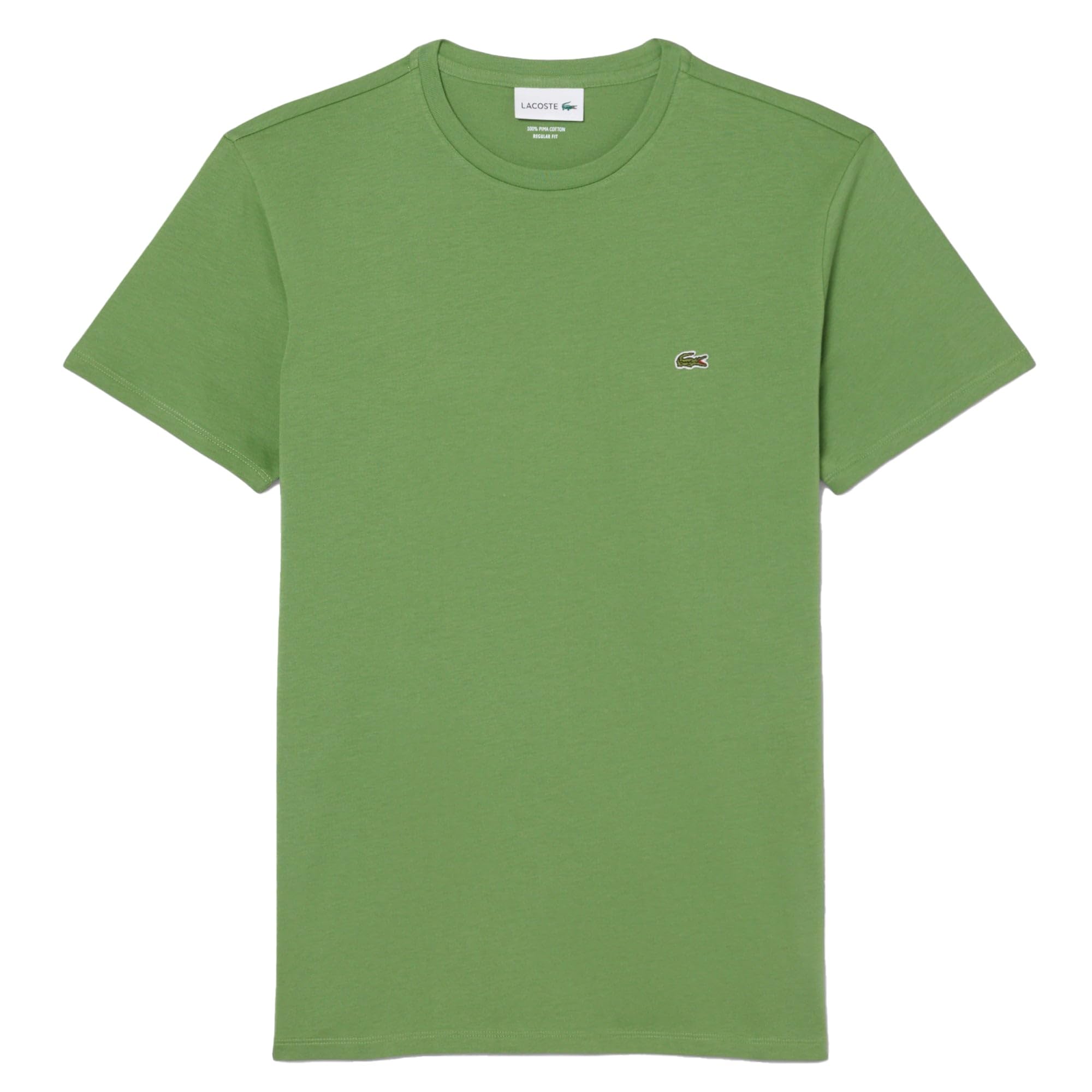 Lacoste Cotton Pima Crew Neck T-Shirt anti-déformation vert