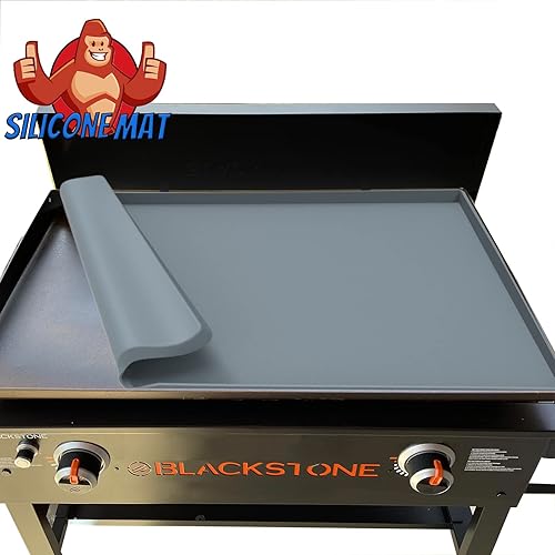 Miniatura 6 de Tapete de silicona de 36 pulgadas para la parte superior de la plancha Blackstone, funda protectora 100% de silicona para Blackstone, resistente,