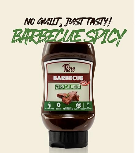 Miniatura 5 de Mrs Taste Barbacoa picante sin azúcar, cero calorías, cero sodio, cero azúcar, alta fibra, apta para dieta cetogénica, apta para dieta paleo,