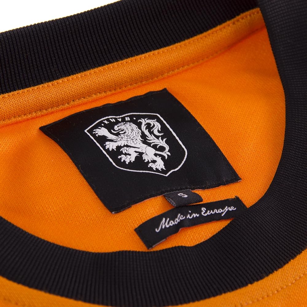 COPA Maglietta da Calcio retrò da Uomo con Scollo Rotondo e Scollo Rotondo della Coppa del Mondo Olanda 1978