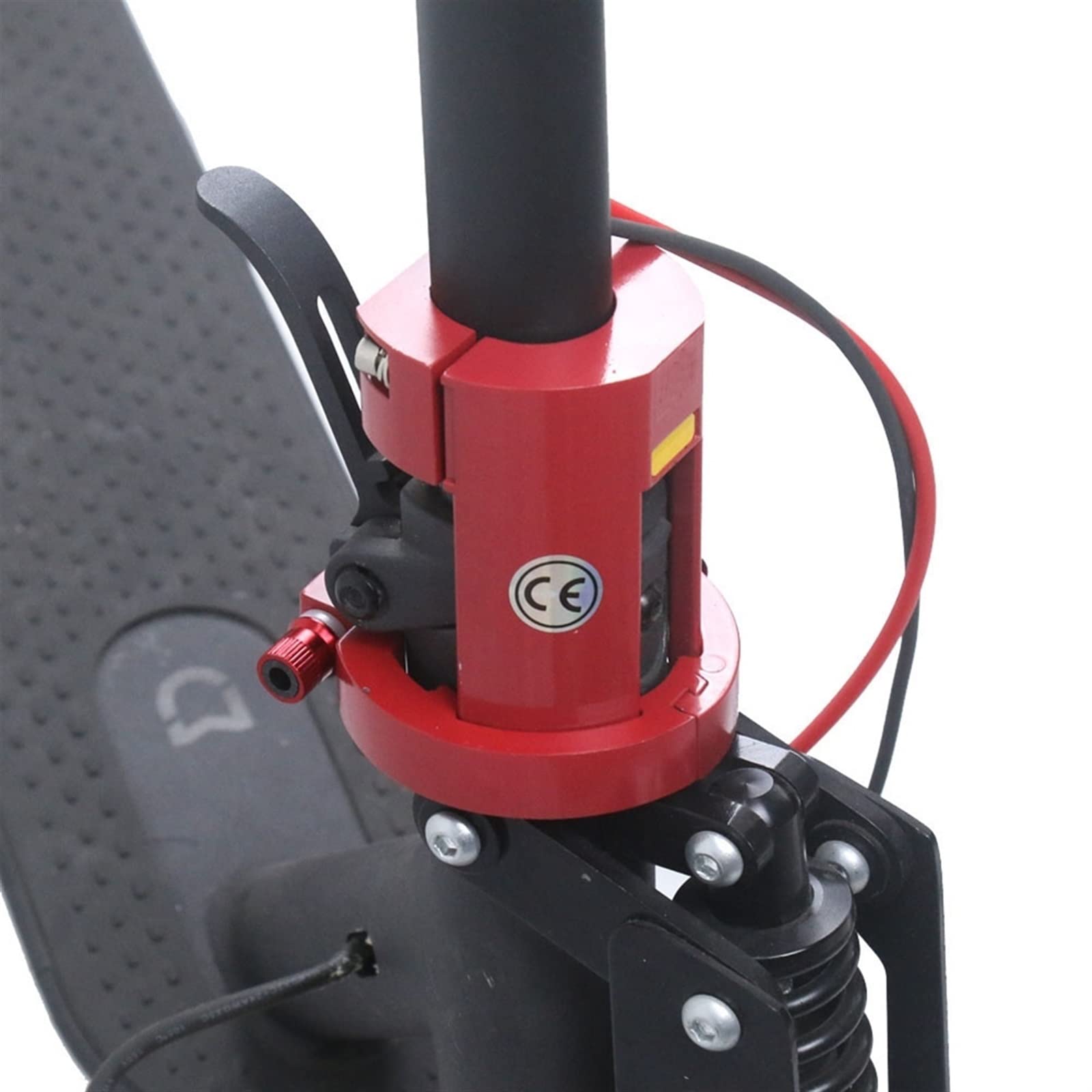 Support de Pliage ajusté for Xiaomi Mijia M365 Construction de Pliage de Scooter électrique Fix de Rechange en Aluminium (Noir)