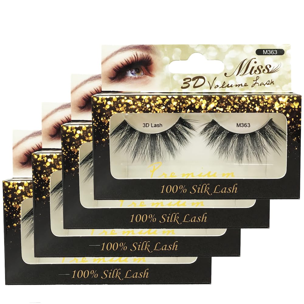 [4 PACKS] Miss Lashes 3D Volume Tapered False Eyelash Extension