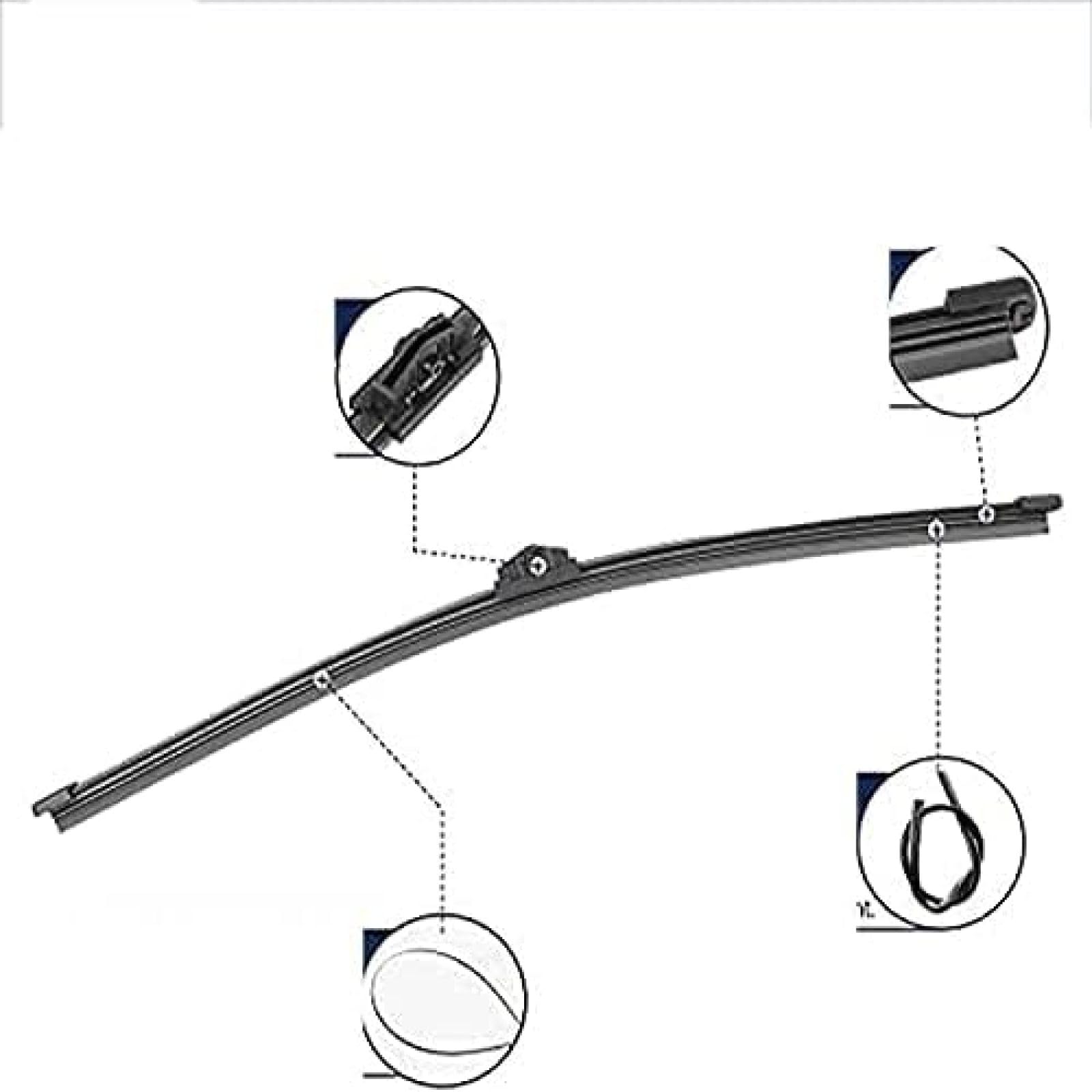 Kit Tergicristallo Posteriore Per BMW X1 F48 - Braccio E Lame Di Ricambio - Foto 8