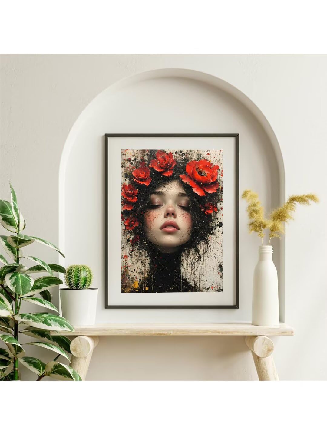 Diamond Painting Adulte Fleurs pour les filles Peinture Diamant Painting Kit Complet, Diy Broderie Diamond Art Painting Kits, DIY Diamond Painting Enfant, Craft Cadeau Noël Décoration 80x120cm R-3958