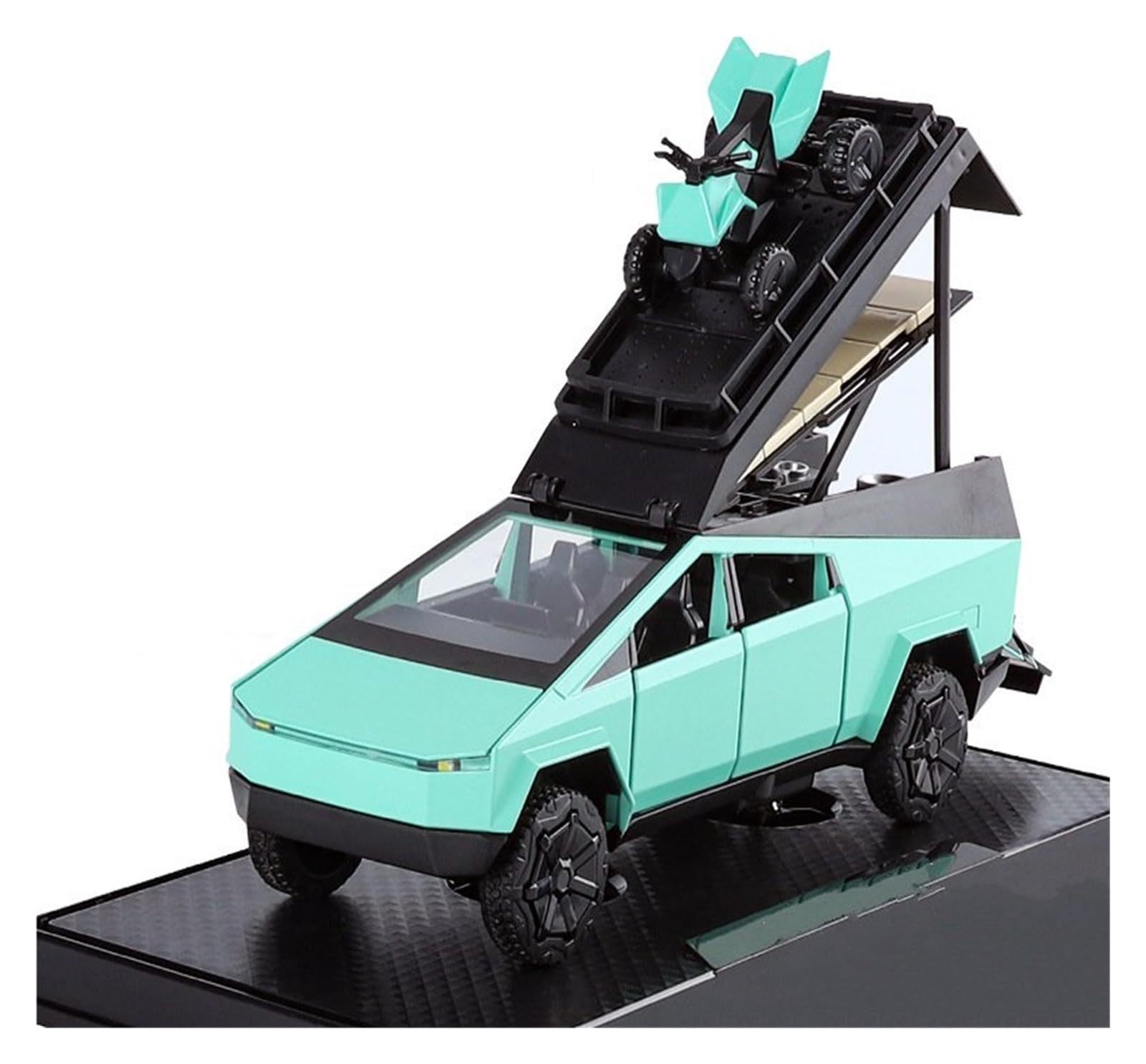 Btwodian Scale Model Car 1:32 For Tesla For CAMPING For RV Alloy Metal Diecast Model Car Collections