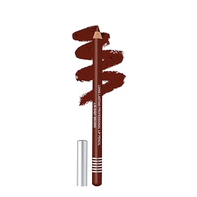 Colors Queen Lip Liner Pencil | Long Lasting & Waterproof Formula | Matte Lip Liner Pencil for Women (L-16, Baby Brown)