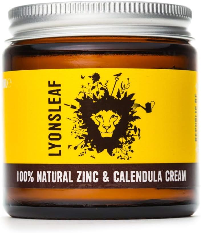 Zinc and Calendula Cream 100 Natural for spots, blemishes, breakouts, rashes, acne, perioral