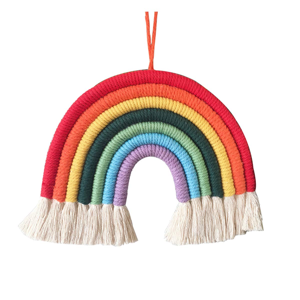 LOKESI Rainbow Hanging Decor Rainbow Wall Decor for Boho Home Decor, Birthday Christmas Day Party Festival, Baby Shower, Nursey Dorm Room