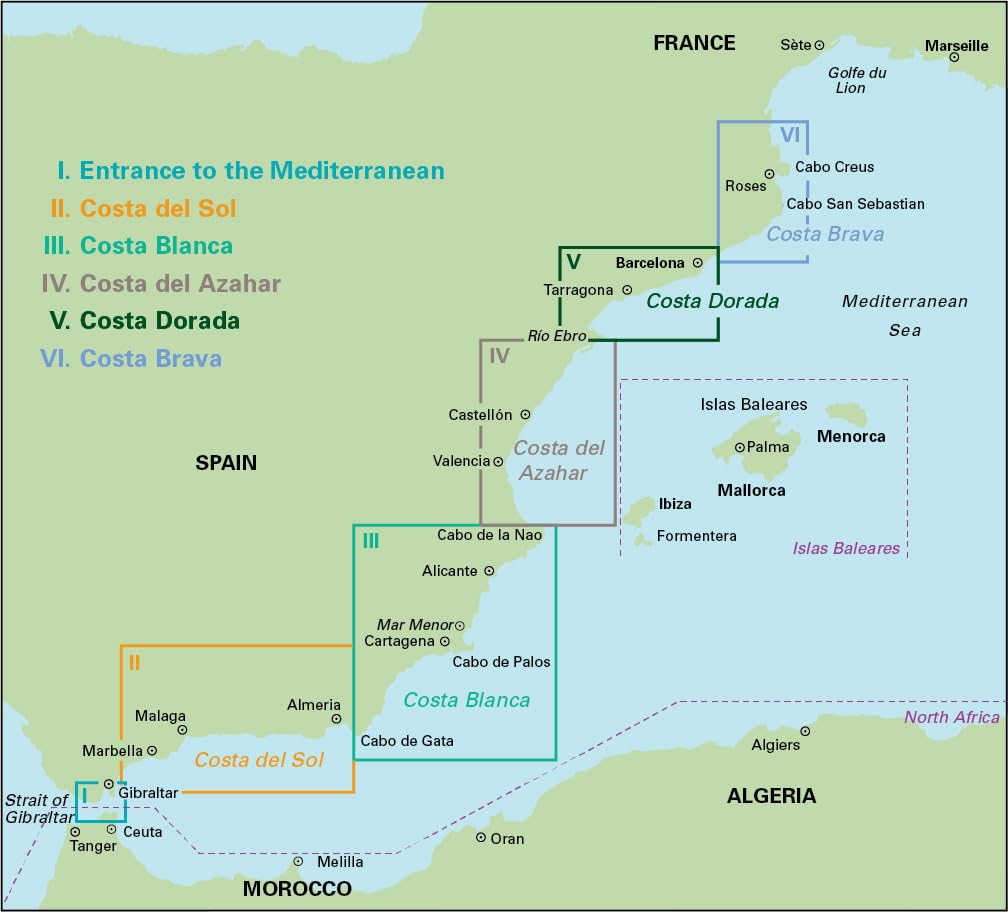 Mediterranean Spain: Gibralter to the French border (11TH ED)