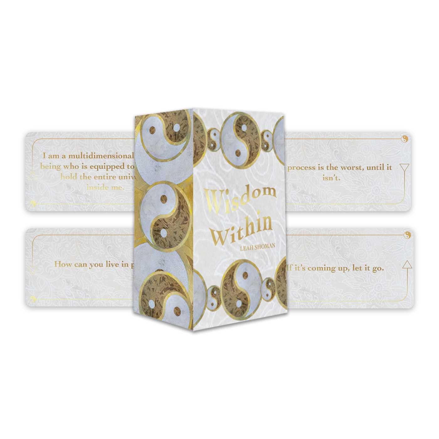 Wisdom Within: Quiet your mind and journey through to the Wisdom Within (88 cards printed with gold foil)