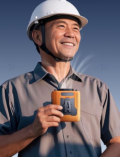 Miniatura 8 de Ventilador colgante de cuello portátil 2025 El ventilador colgante de cintura se puede utilizar continuamente durante 12 horas. Adecuado para