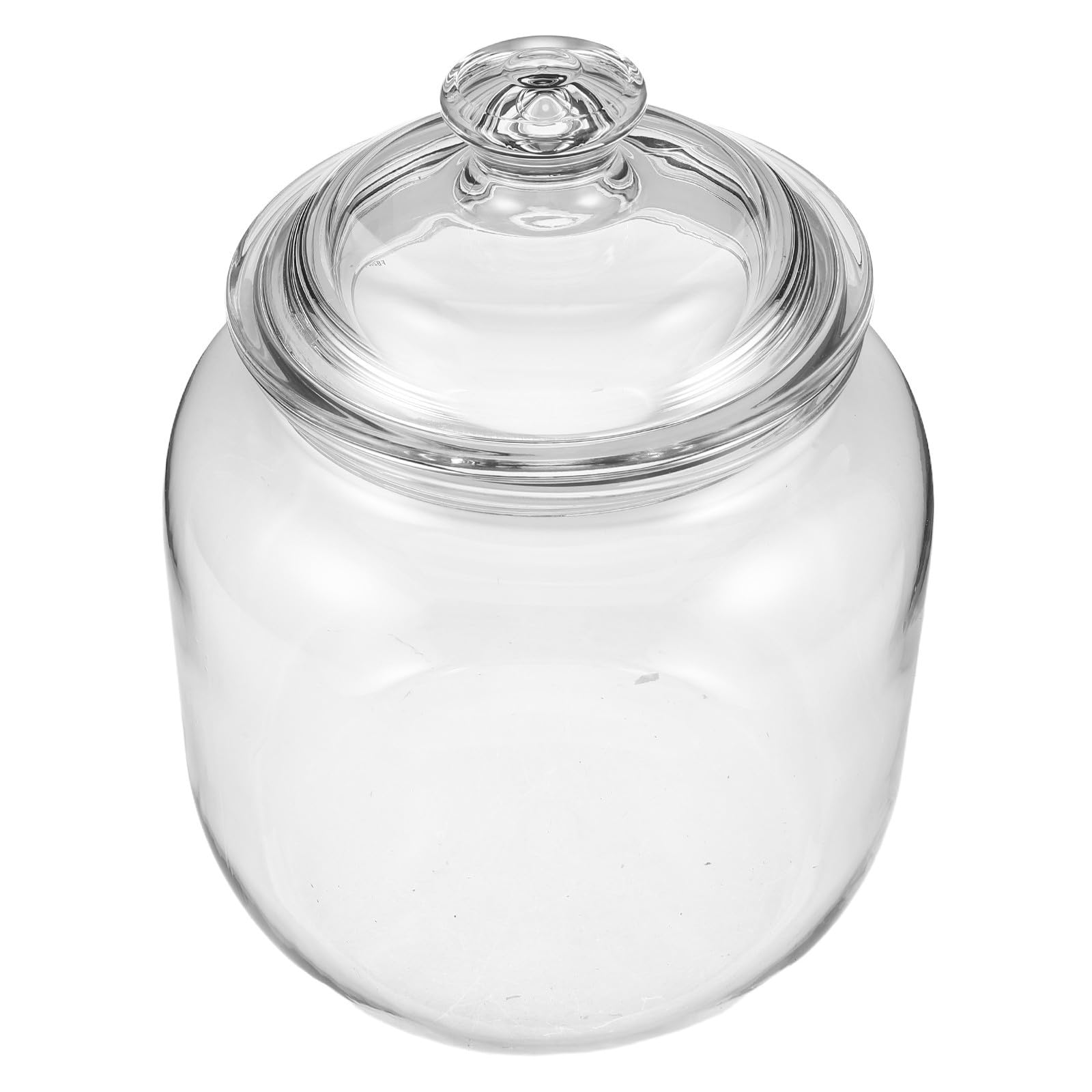 Tarro de Comida de Plástico Transparente de 3.7 L con Tapa Hermética para Almacenamiento de Alimentos Secos y Organización de Despensa