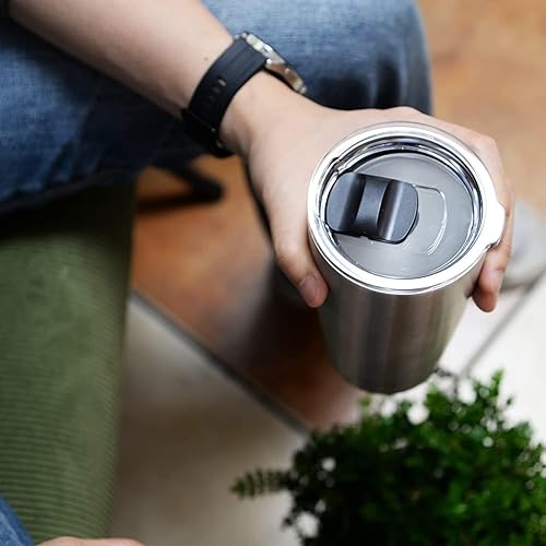 Miniatura 5 de Paquete de 2 tapas para vaso prémium de 20 onzas, tapas Yeti de 20 onzas, tapa de repuesto magnética deslizante Yeti Rambler Yeti Rambler 20 onzas