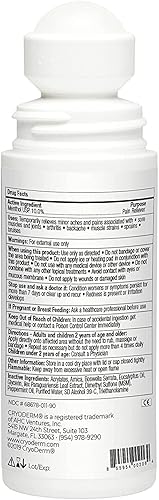 Miniatura 2 de Cryoderm Rollo para aliviar el dolor en 3 onzas, paquete de 2