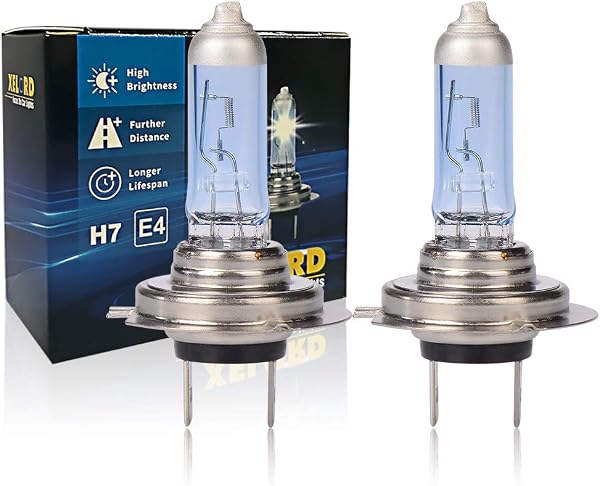 XELORD H7 Lampe Auto 55W 12V Scheinwerferlampe H7 Abblendlicht,E - Prüfzeichen,2 Stück - 1