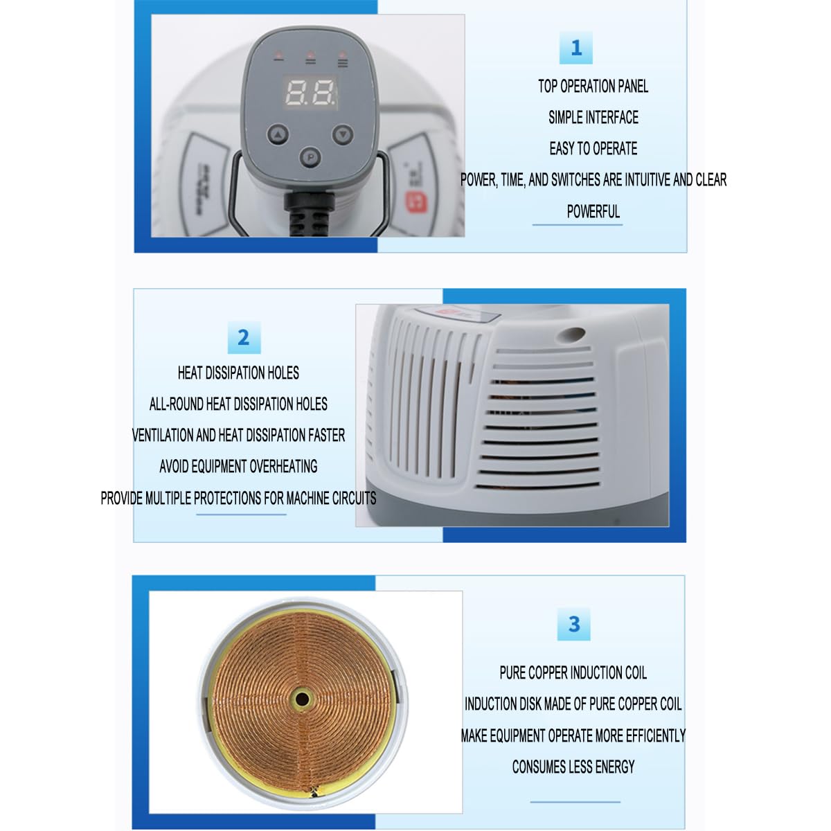 Elektromagnetyczna zgrzewarka indukcyjna, zakres uszczelnienia 20-150 mm, ręczna maszyna do zamykania butelek, maszyna do uszczelniania folii aluminiowej, uszczelnienie jednym przyciskiem, do butelek