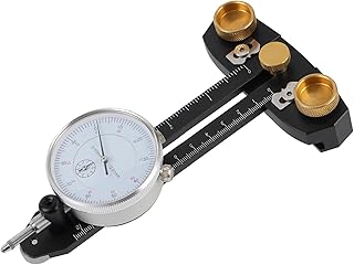 Thin Rip Jig for Table Saw Precision Rip Cut Guide and Fence Calibrator with Dial Indicator (0.01mm Accuracy) for Woodworking, Router and Band Saw, Narrow Strip Cuts