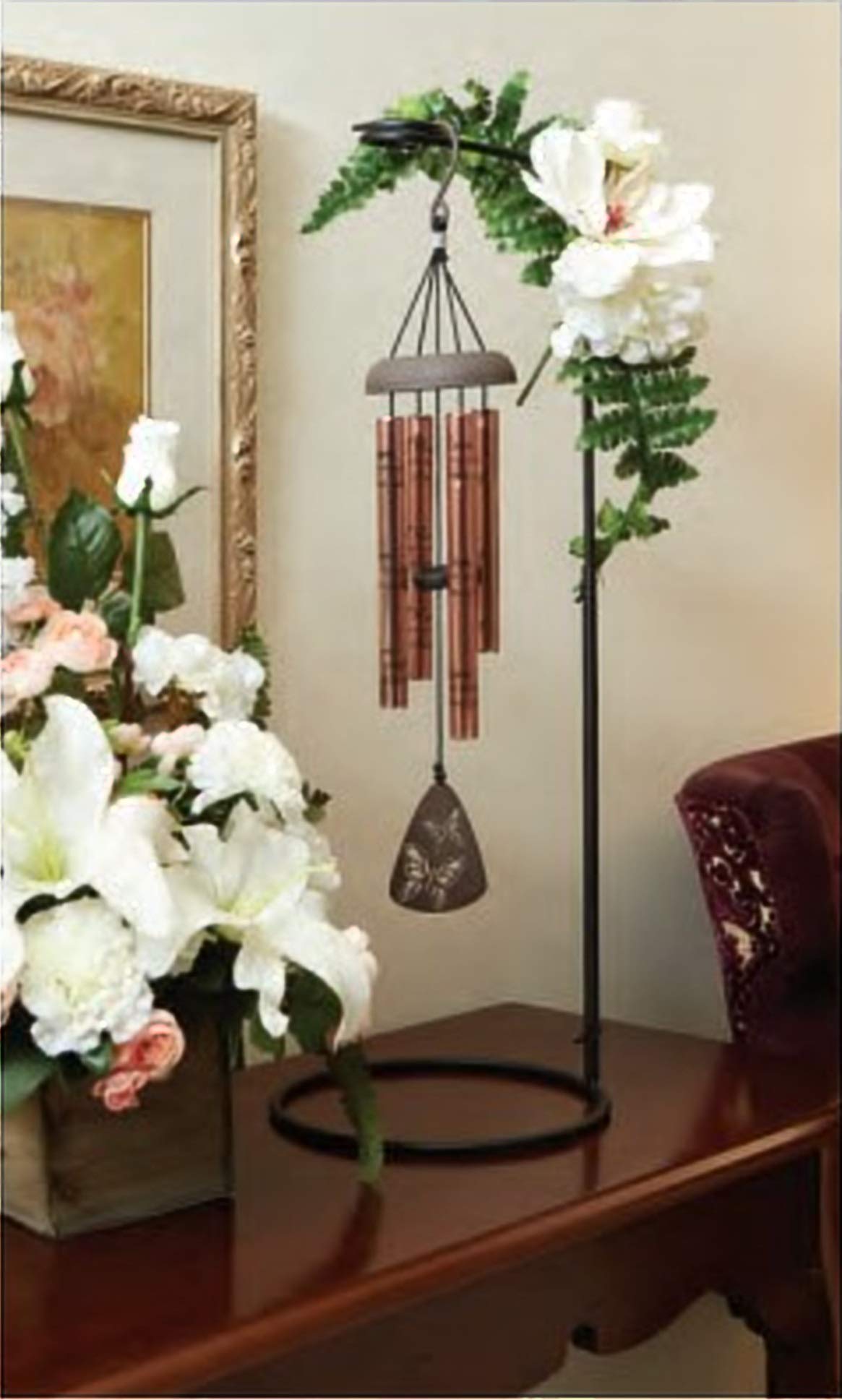 Carson Home Accents CHA60713 Chime and Garden Stand