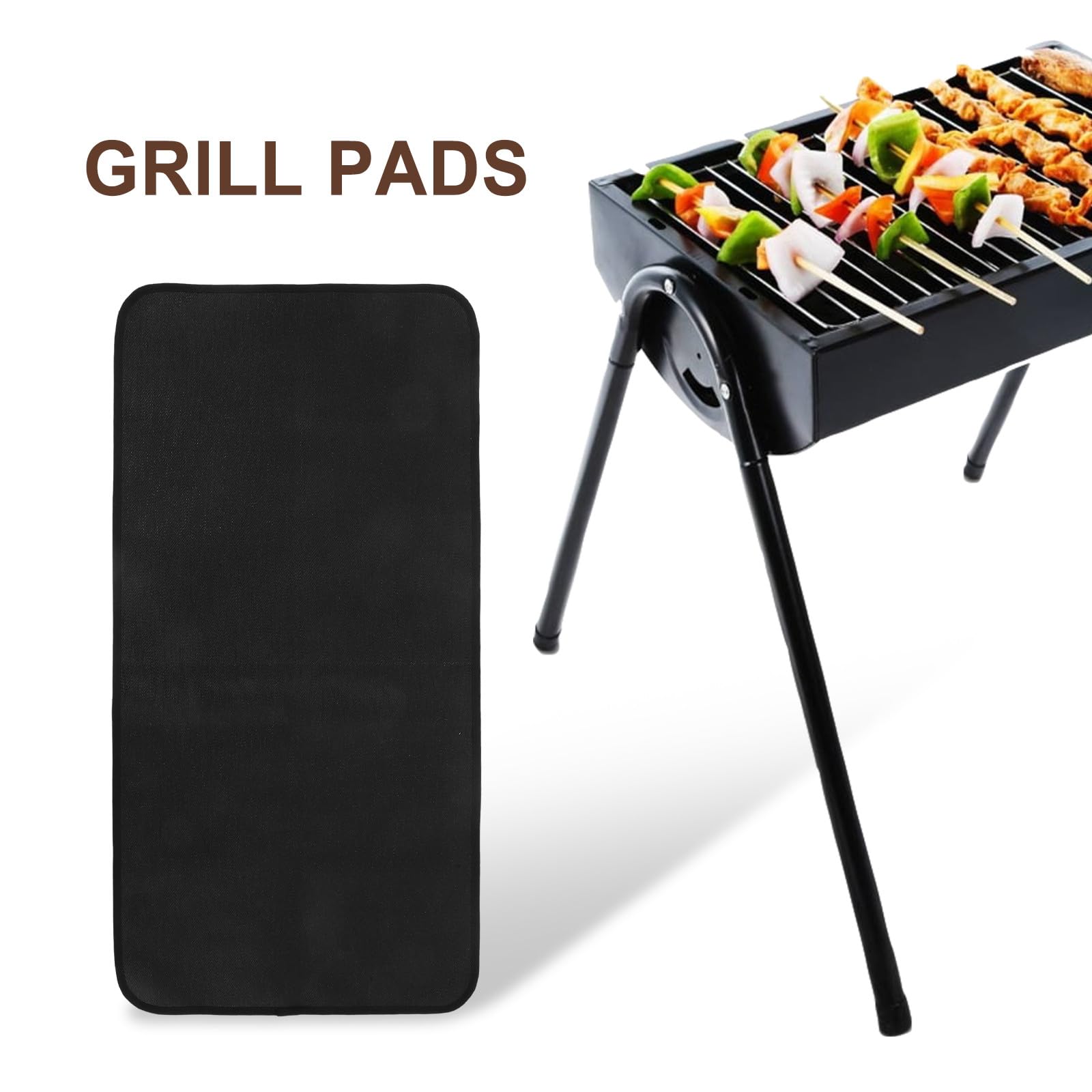 Feuerfeste Grillmatte Hitzebeständige Bodenschutzmatte für Outdoor Grill Terrasse und Kamin mit Großflächigem Schutz und Rasenpflege