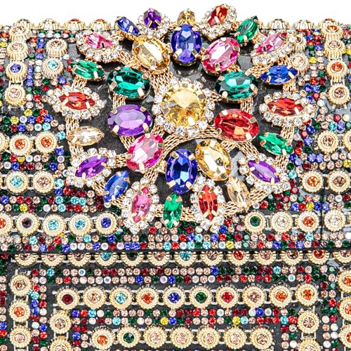 Image of Women's Evening Handbags Rhinestone Purse Crystal Evening Clutch for Women Formal