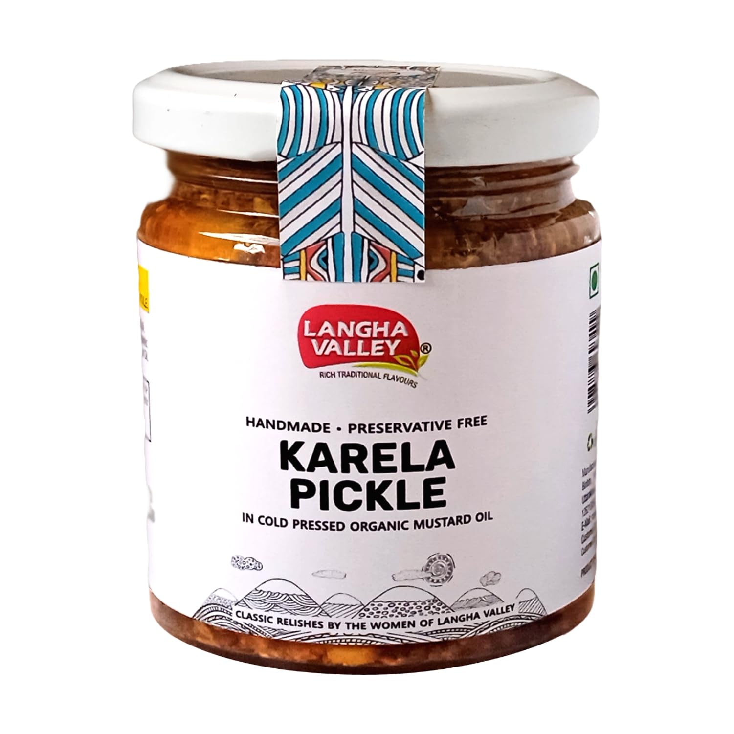 LANGHA VALLEY Homemade Karela Pickle, Bottle Gourd Pickle, Made with Cold Pressed Organic Mustard Oil, Sun Dried & Sun Matured, Glass Jar, 180 Grams (B0CW1T4WCZ) Amazon Price History, Amazon Price Tracker
