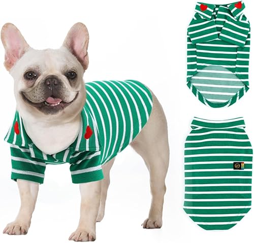 EMUST Camisas para perro, transpirable y ligera, camiseta para perro con cuello y mangas, ropa de perro para perros grandes, niños y niñas,