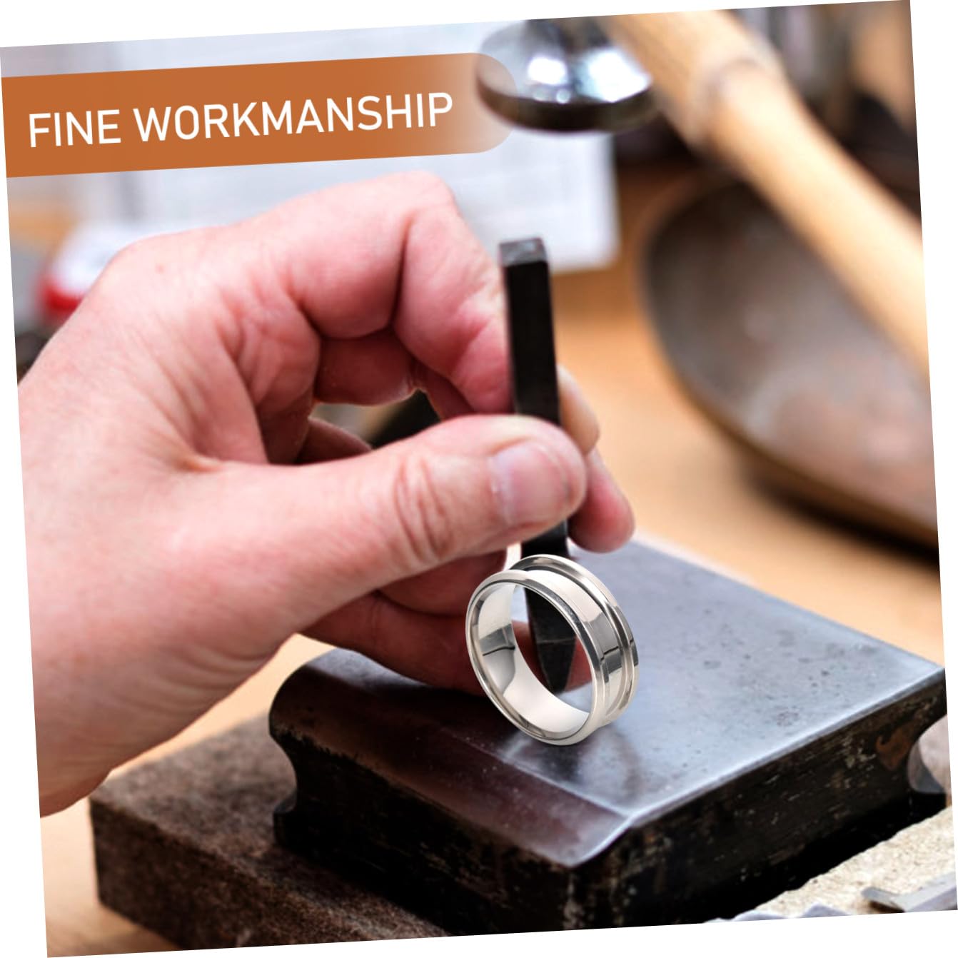 NUOBESTY Lot De 32 Bagues Colorées En Acier Titane Rainurées Unies Pour La Fabrication De Bagues Rainurées Artisanales En Acier Pour Hommes Vierges