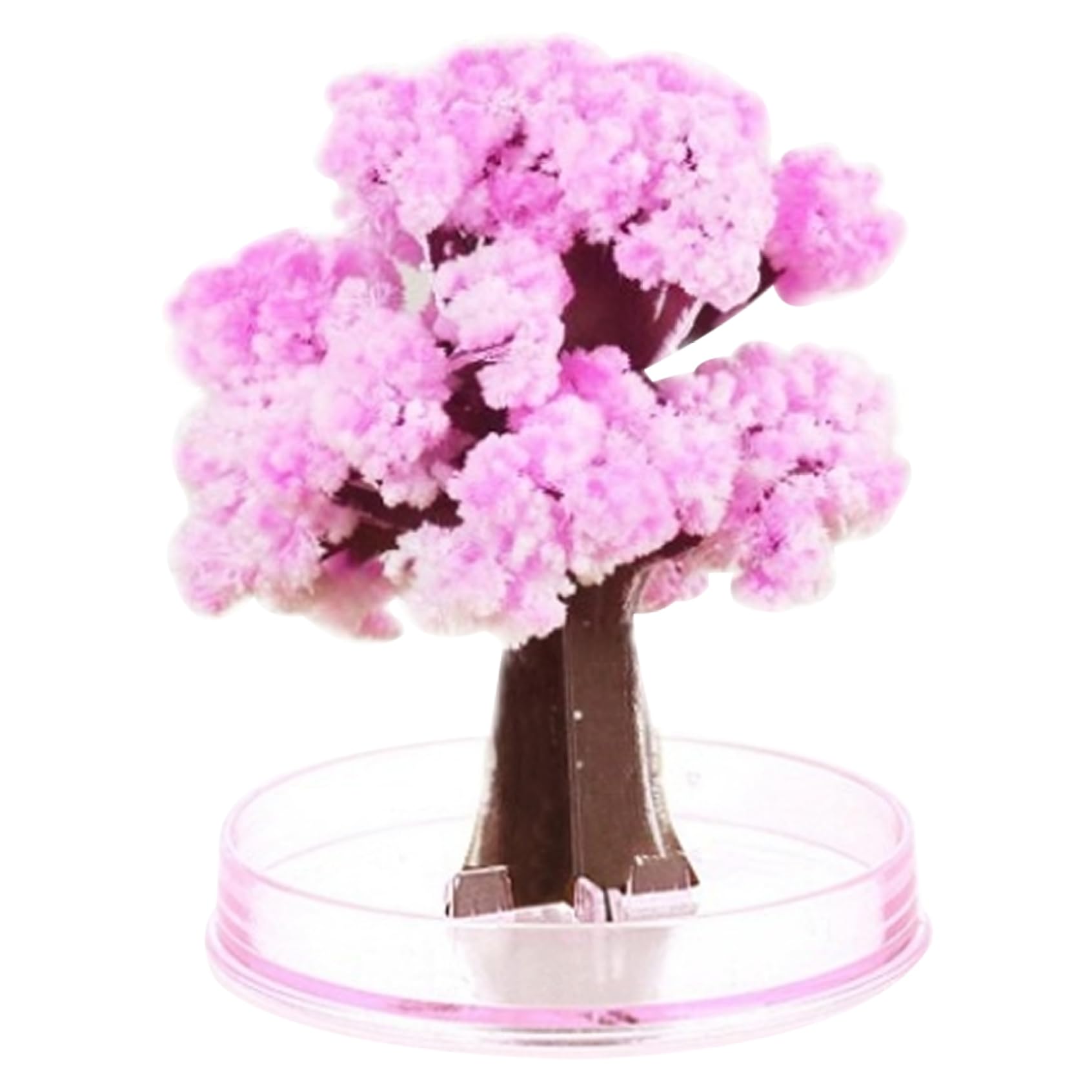 KYEQATY Crystal Growing Kit Mini Magic Flower Tree Crystal Growing Cherry Blossom Paper Crystal Trees Toys Desk Decor Gift for Kids Birthday Christmas Style 2