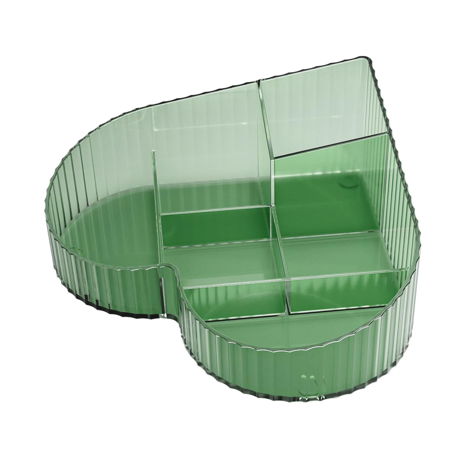 CALANDIS™ Cosmetic Organizer Countertop Cosmetic Display Case for Bathroom Office Home Green | Storage Boxes | Home Organization | Household Supplies & Cleaning 4