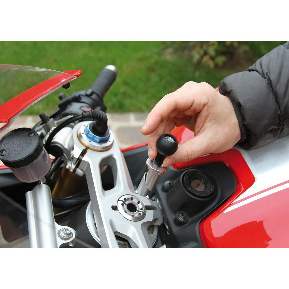 Lampa 90558 Opti Tube, Attacco per canotto di sterzo Moto - Ø 13,5-14,7 mm Compatibile con custodie Opti Line