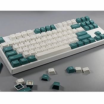Amazon.co.jp: キーキャップセット 147鍵エメラルドキーキャップ