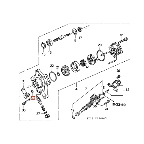 Miniatura 5 de 91345-RDA-A0191370-SV4-000 Junta tórica de goma de dirección asistida adecuada para Honda PS sellos de bomba Juego de entrada y salida (paquete de 8)
