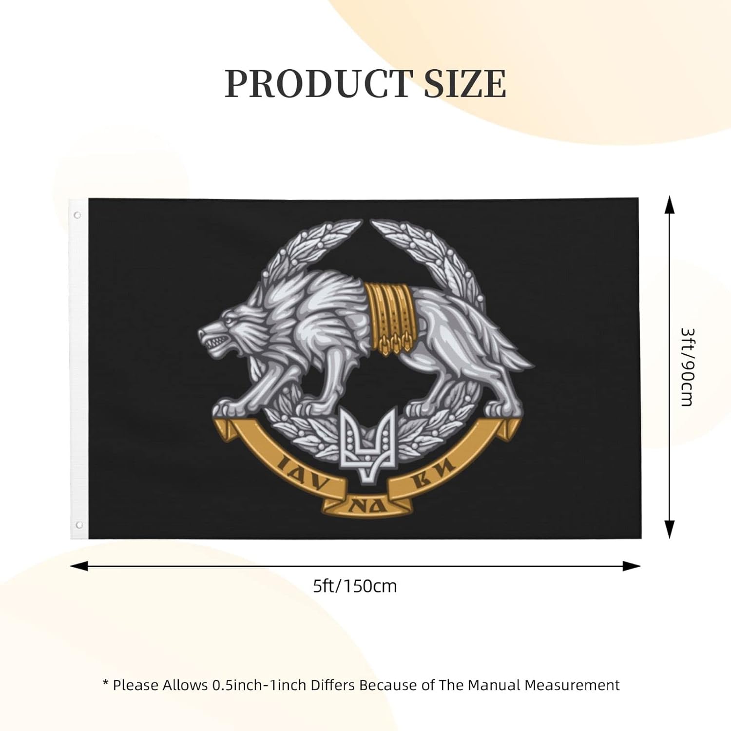Special Operations Forces (Ukraine) Flags 3x5 Ft Double Sided Flag Decoration Banner With Grommets