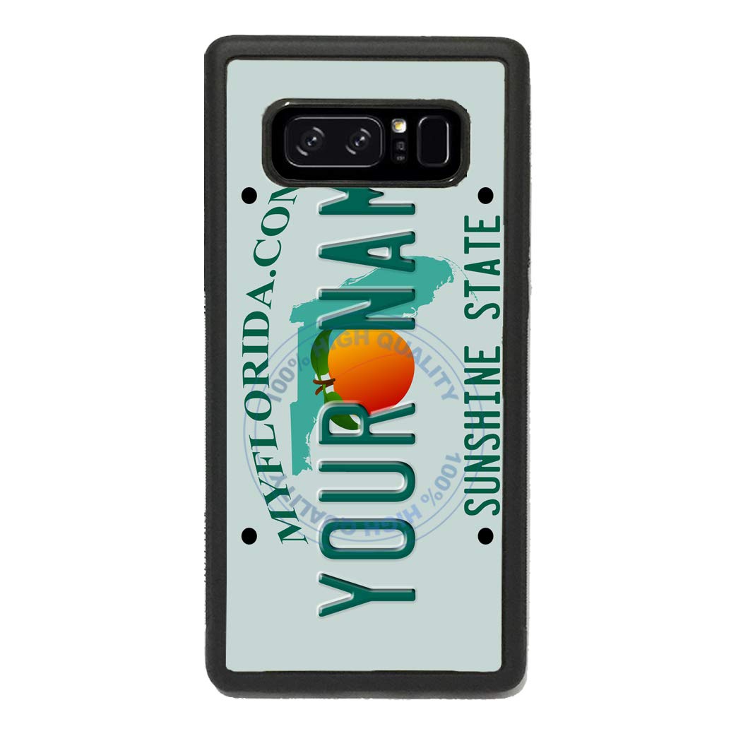 BRGiftShop Personalized Custom Name Florida State License Plate Rubber Phone Case for Samsung Galaxy S10