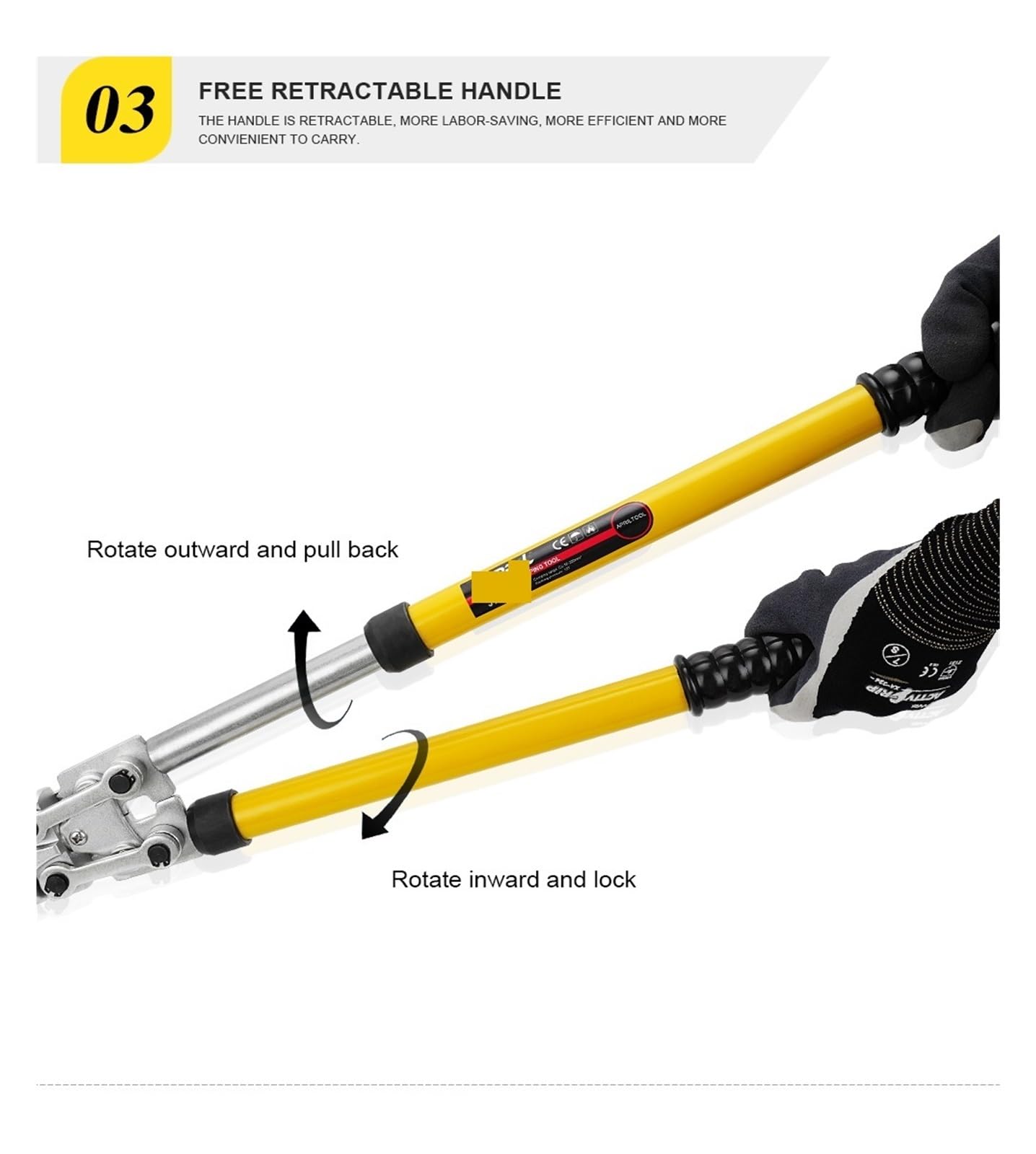 Strumento di crimpatura idraulico, JT-300 Pinze for cavi meccanici Strumenti di piegatura 10-300mm2 Pinze for tubi a crimpare Rame Terminale in alluminio a crimpare per cavi di batteria e saldatura, c