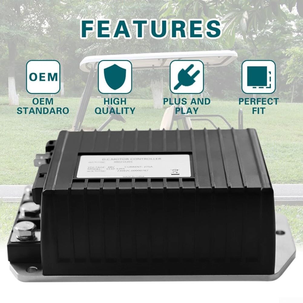 Regolatore del motore di CC di 48V 250A per il modello 102806201 1510A-5251 del carretto di golf di DS Precedente la parte di ricambio con per la rigenerazione del PWM