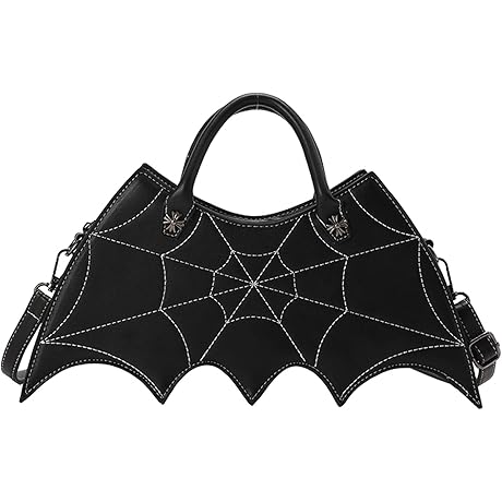 Bat Spider Web Devil Tote Shoulder Bag