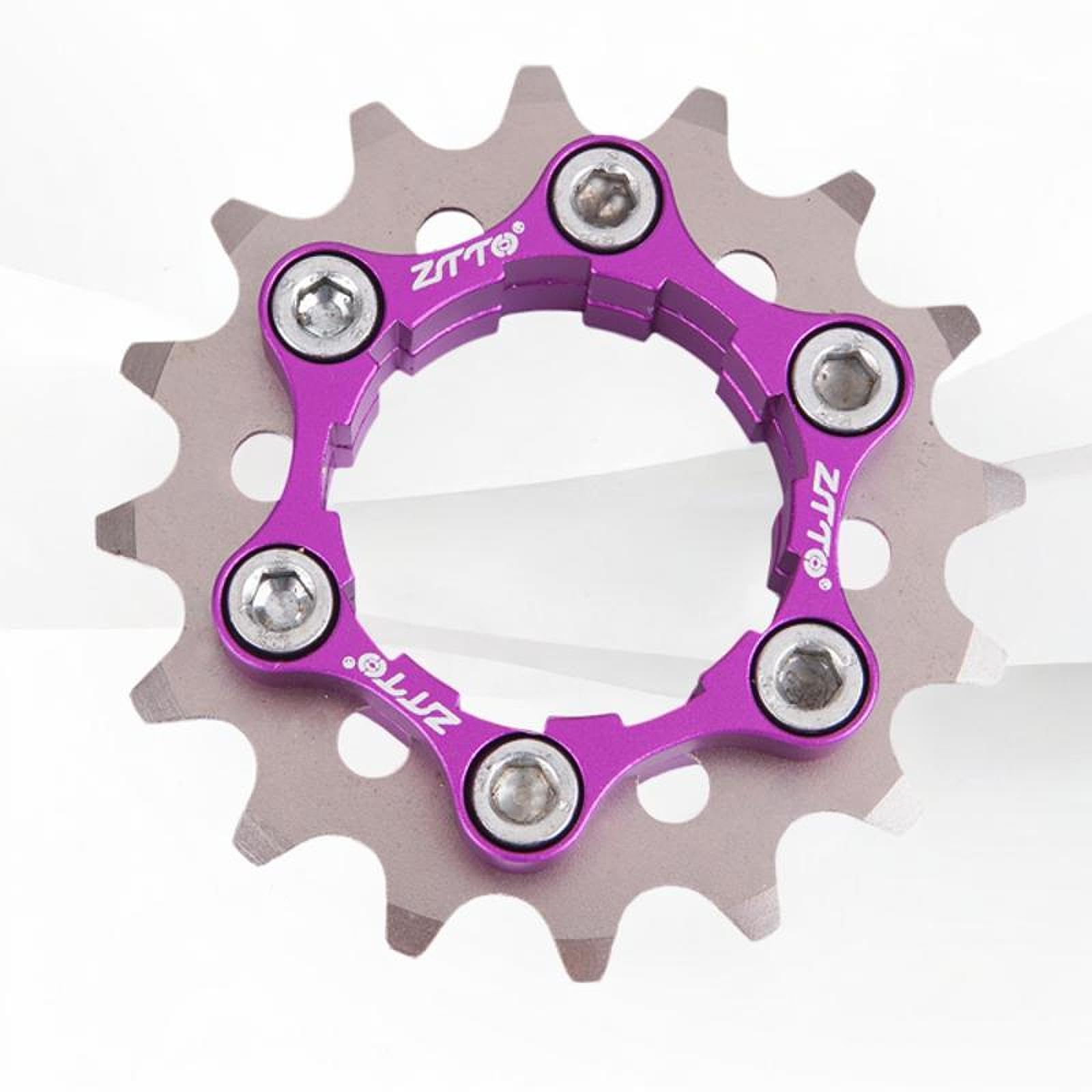 rockible Single Speed Cassette Cog, Bike Single Speed Conversion Set, Bicycle 1 Speed Sprocket Gear for Fixed Gear, Cycling Accessory, 16T