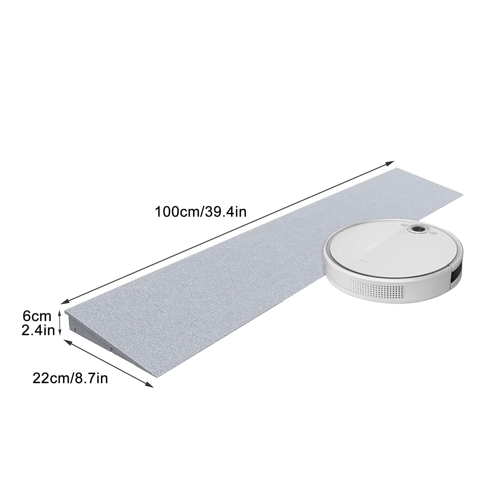 Rampa para Silla De Ruedas, Rampas de Umbral de Puerta Ampliadas, Rampa de Acera para Puertas de Robot de Barrido Interior Portátil, Antideslizante para Equipaje de Bicicleta y Scooter (Color