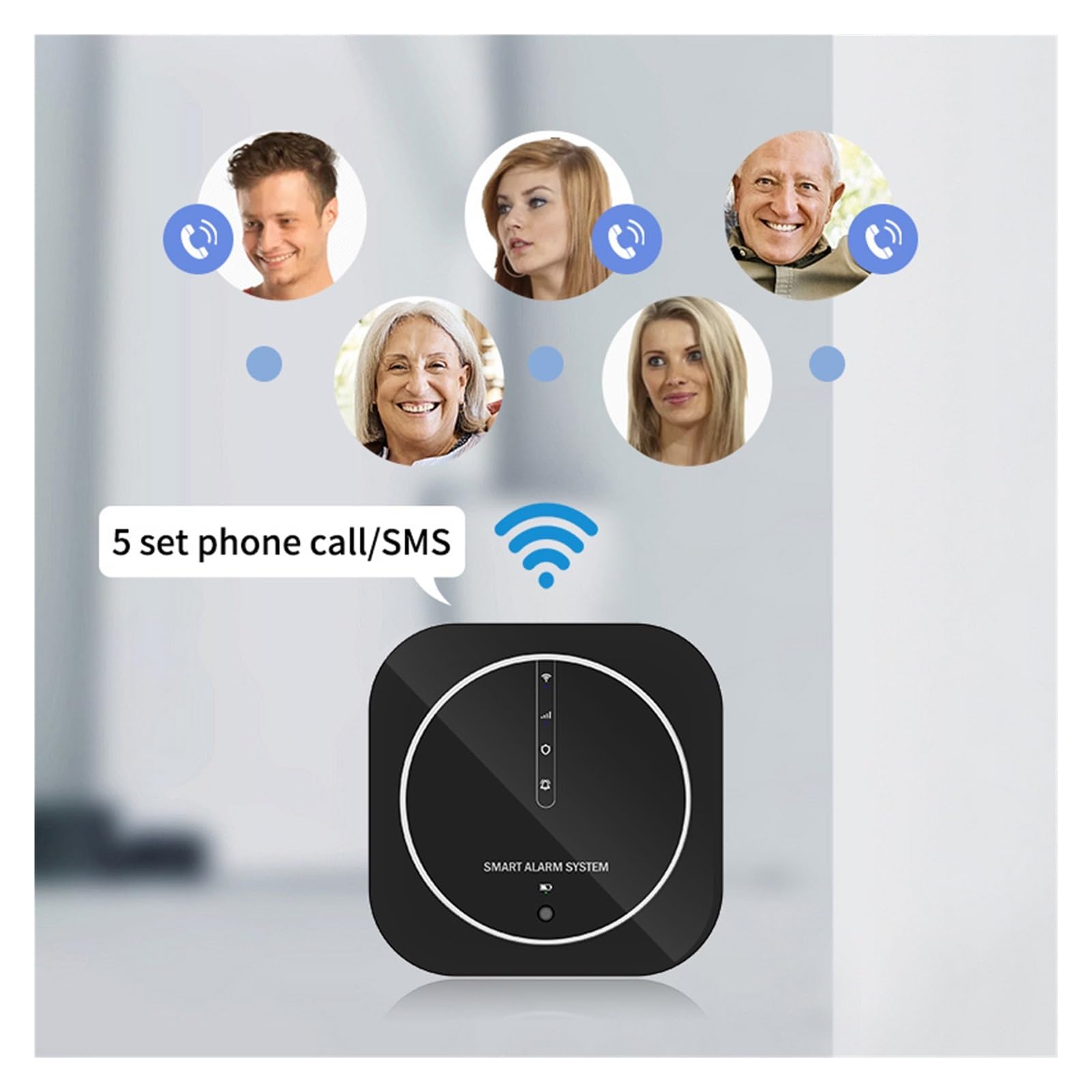 Sistemi Allarme Casa Di Allarme Domestico Wifi GSM Wireless Smart Life APP(A)