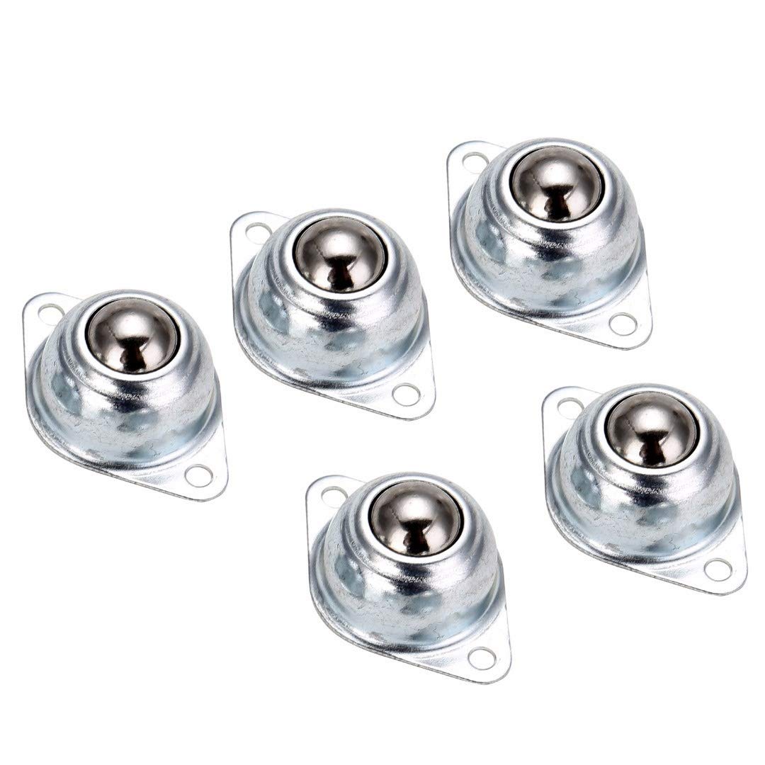 YIJIAN 5/10 / 20pcs à Billes en Acier Pivotante Roue Voiture Robot Roue Universelle des Yeux Ronds Compatible with Les Machines Meubles Trolleys (Size : 20Pcs)